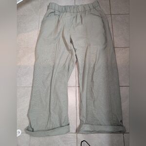 Signature by Levi Strauss Light Sage Elastic Waist Pants, XL